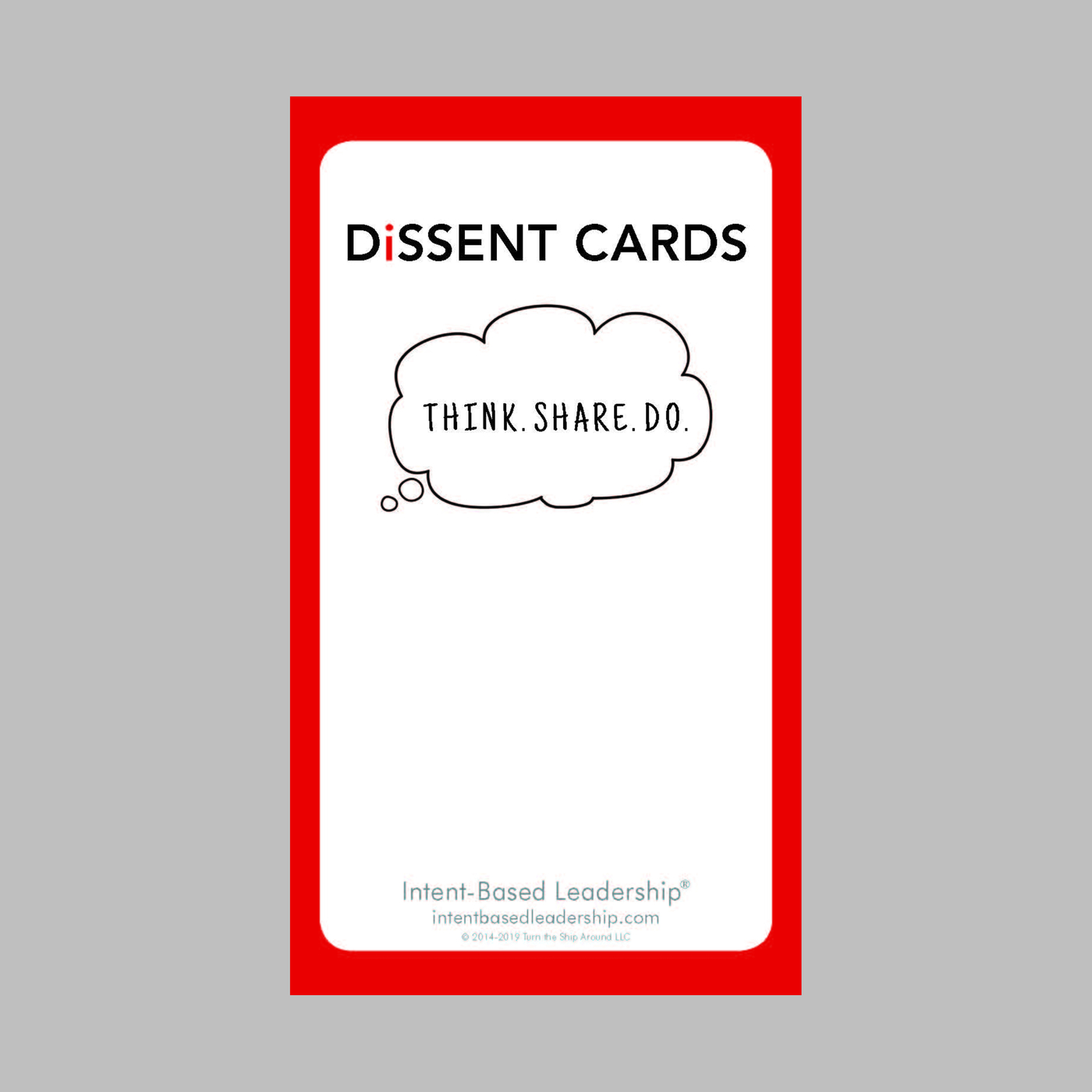 Dissent Card Deck