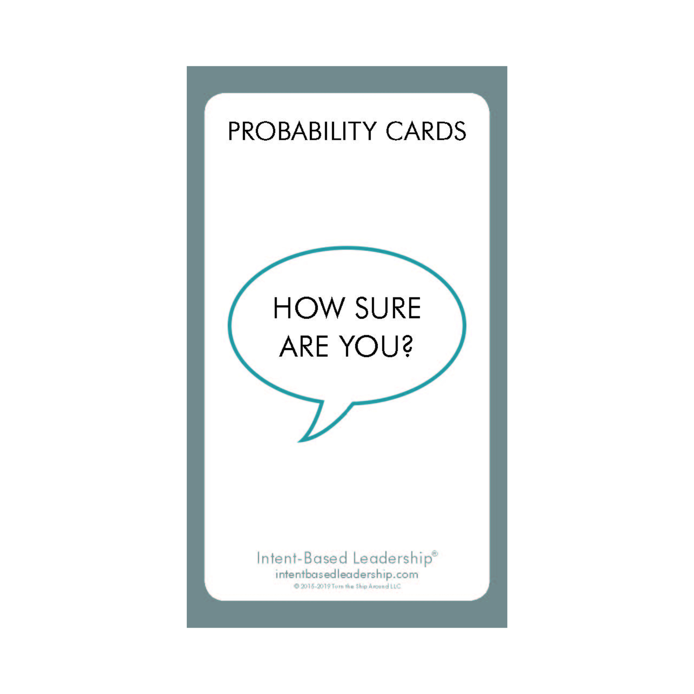 Probability Card Deck