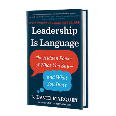 Autographed Copy of Leadership Is Language: The Hidden Power of What You Say -- and What You Don't