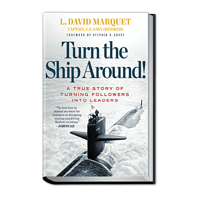 Autographed Copy of "Turn the Ship Around!"